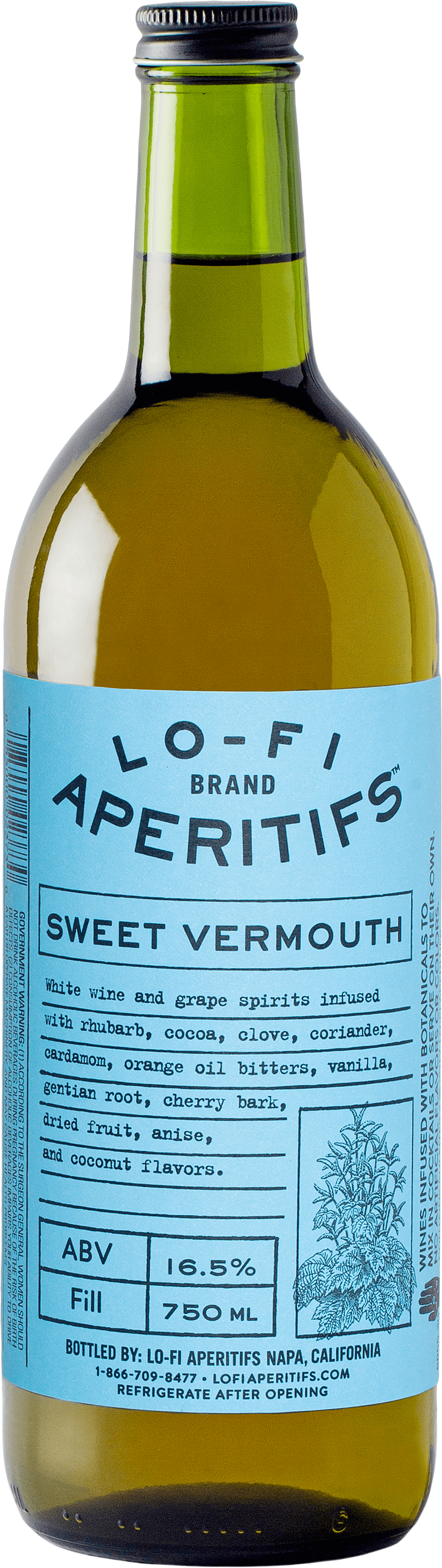 Buy Lo Fi Vermouth Sweet 750ML Online -Craft City