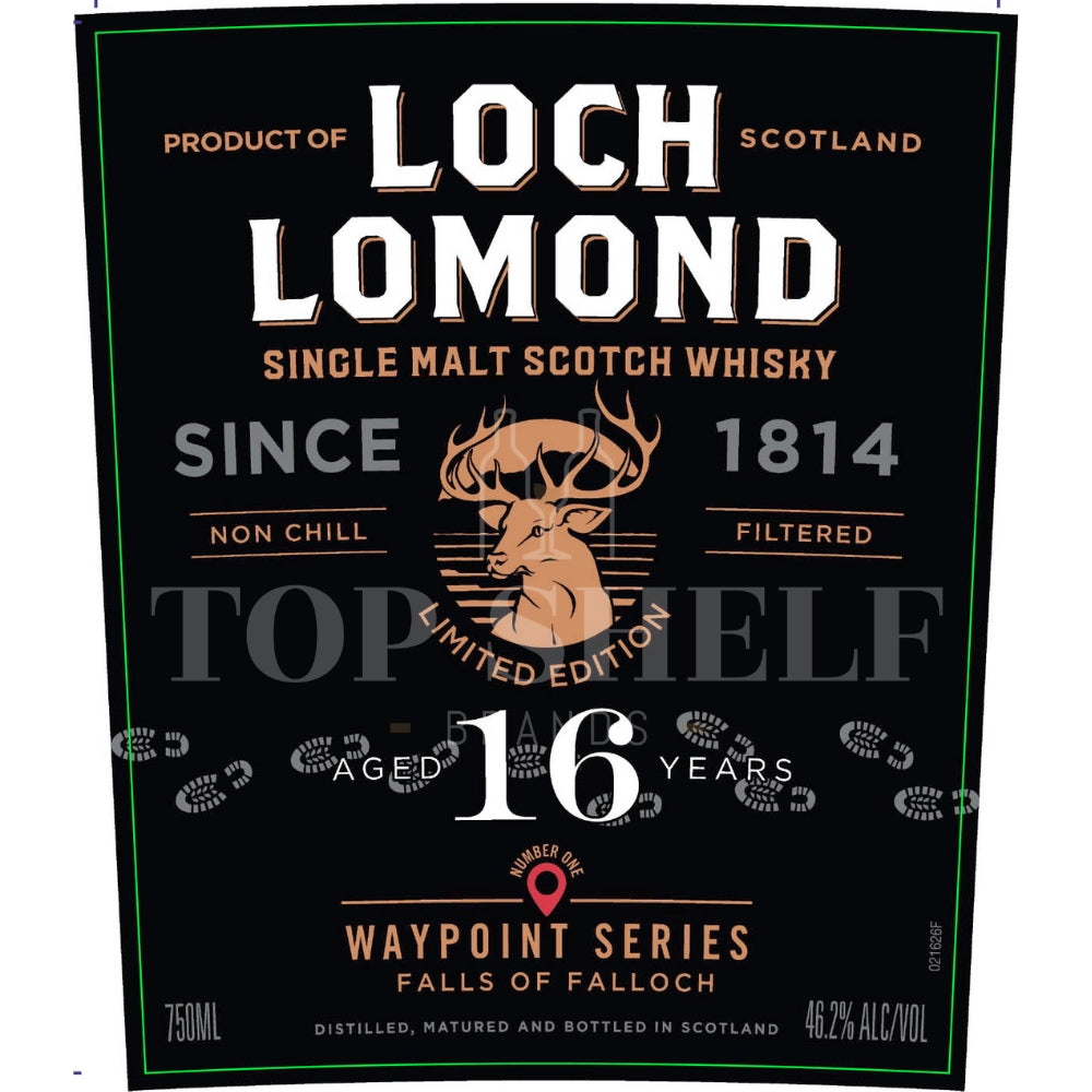 Buy Loch Lomond Waypoint Series Falls of Falloch 16 Year Old Online -Craft City