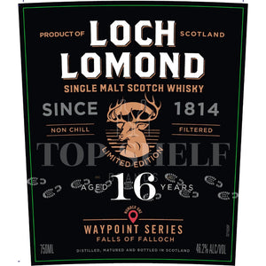 Buy Loch Lomond Waypoint Series Falls of Falloch 16 Year Old Online -Craft City