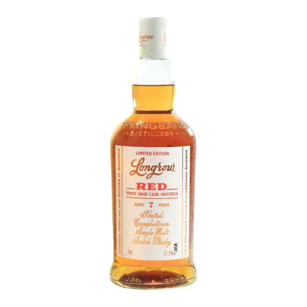 Buy Longrow Red 7 Year Pinot Noir Cask Matured Limited Edition Scotch Online -Craft City