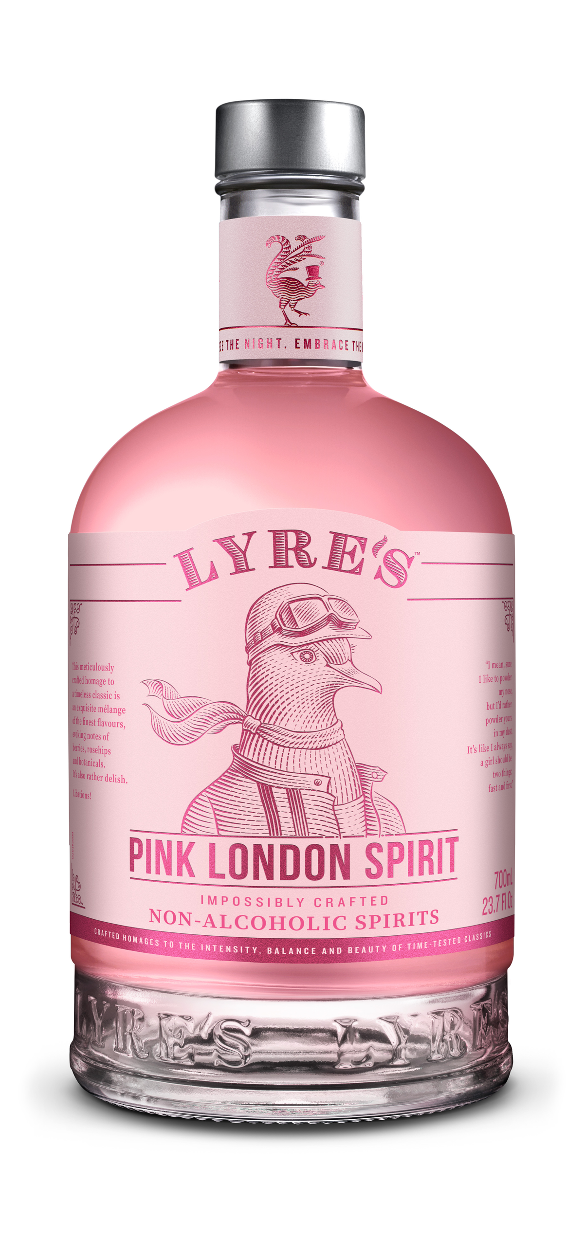 Buy Lyre's London Pink Gin Non-Alcoholic 700ML Online -Craft City