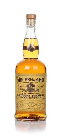Buy MB Roland Kentucky Straight Corn Whiskey Online -Craft City