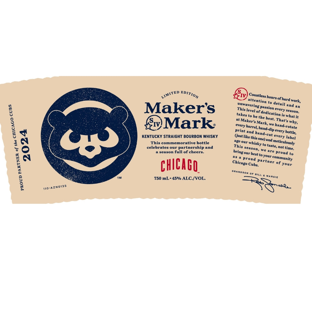 Buy Makerôs Mark Chicago Cubs Straight Bourbon 2024 Release Online -Craft City