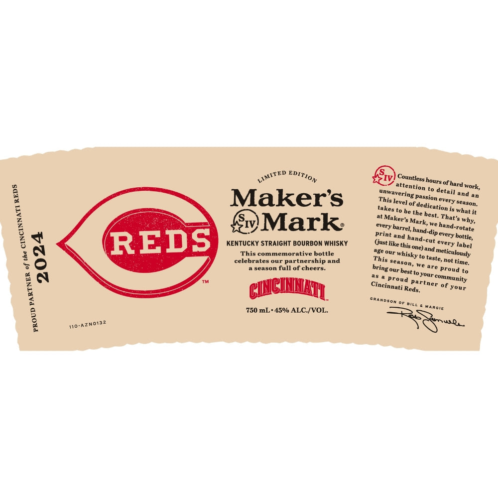 Buy Makerôs Mark Cincinnati Reds Straight Bourbon 2024 Release Online -Craft City