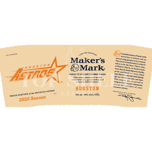 Buy Makerôs Mark Houston Astros 2025 Season Bourbon Online -Craft City