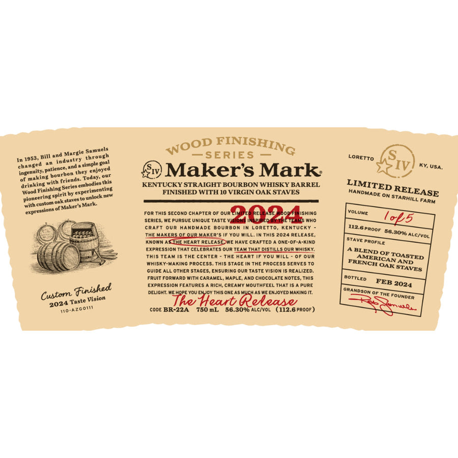 Buy Makerôs Mark Wood Finishing Series 2024 The Heart Release Online -Craft City