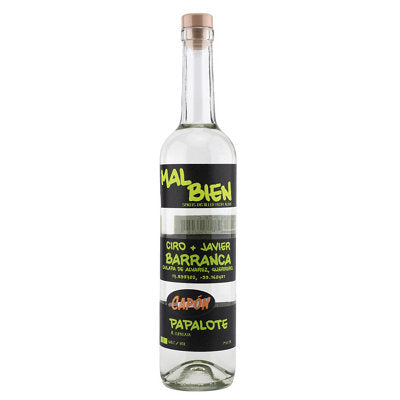 Buy Mal Bien Mezcal Papalote Capn Ciro Javier Barranca 98 750ML Online -Craft City