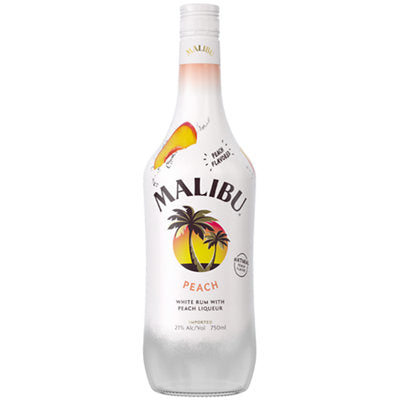 Buy Malibu Peach Flavored Rum 42 750ML Online -Craft City