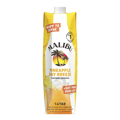 Buy Malibu Pineapple Bay Breeze Cocktails 25 1L Online -Craft City