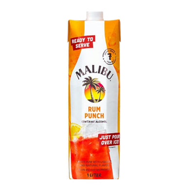 Buy Malibu Tropical Cocktails Rts Rum Punch 25 1L Online -Craft City