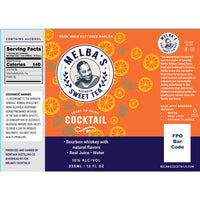 Buy Melbaôs Bourbon Sweet Tea Canned Cocktail Online -Craft City