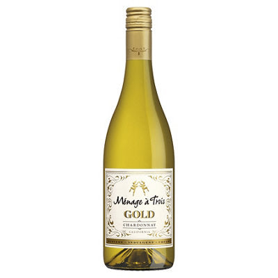 Buy Menage A Trois Chardonnay Gold California 750ML Online -Craft City