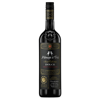 Buy Menage A Trois Dolce Sweet Red Blend Sweet Collection California 750ML Online -Craft City
