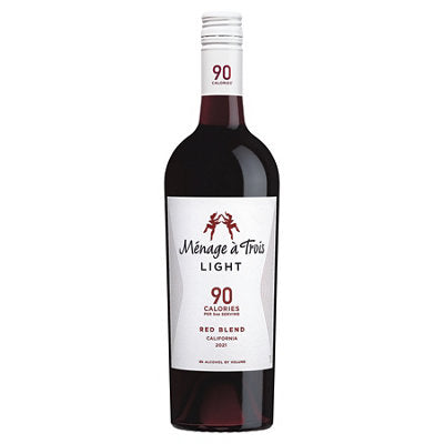 Buy Menage A Trois Light Red Blend California 750ML Online -Craft City