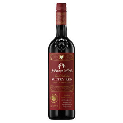 Buy Menage A Trois Sultry Red Smooth Red Blend Sweet Collection California 750ML Online -Craft City