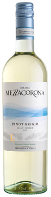 Buy Mezzacorona Pinot Grigio Delle Venezie 750ML Online -Craft City