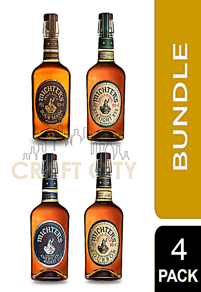 Buy Michter's US-1 Whiskey 4pk Bundle Online -Craft City