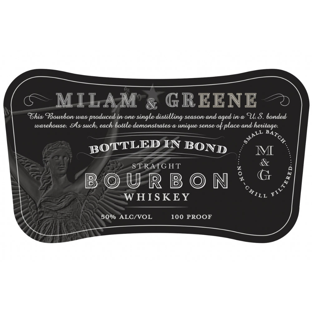Buy Milam & Greene Bottled in Bond Straight Bourbon Online -Craft City