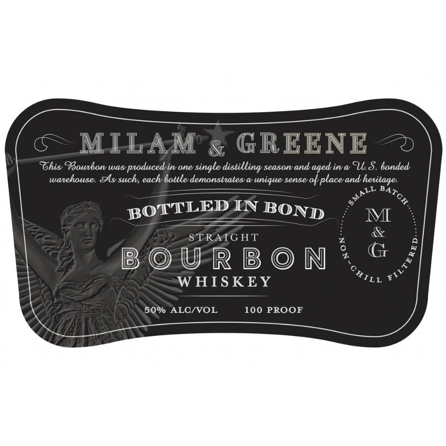Buy Milam & Greene Bottled in Bond Straight Bourbon Online -Craft City