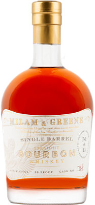 Buy Milam & Greene Straight Bourbon Single Barrel 86 750ML Online -Craft City