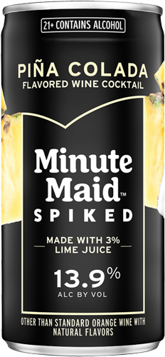 minute maid spiked wine pina colada can