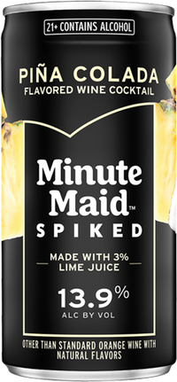 minute maid spiked wine pina colada can