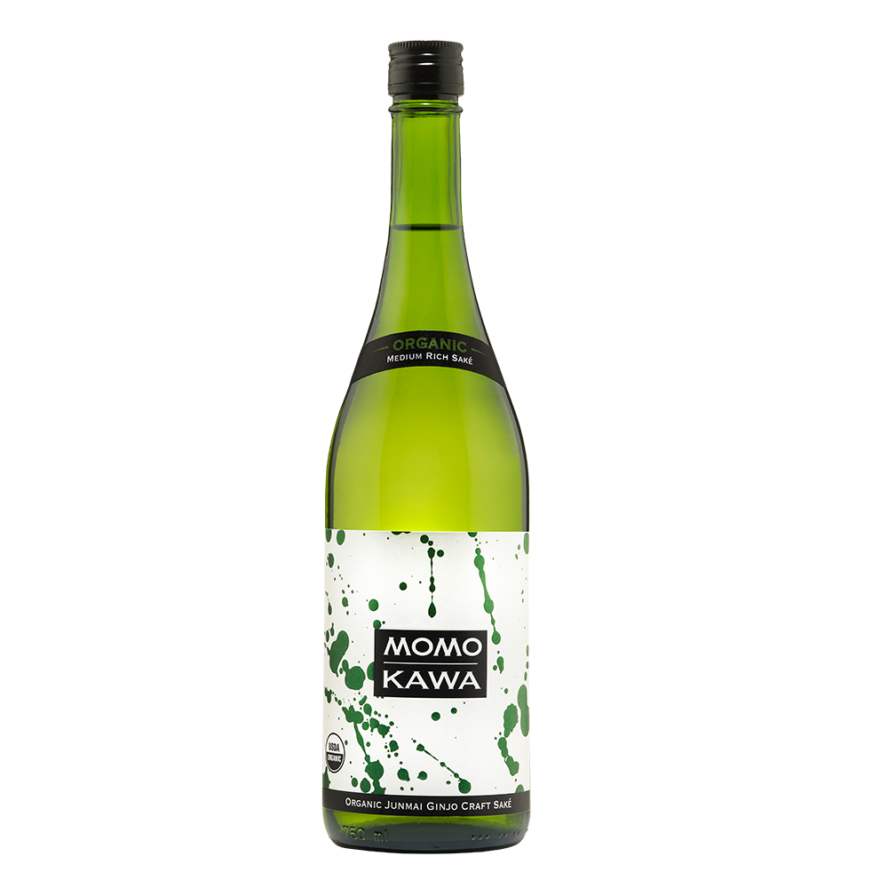 Buy Momokawa Sake Organic Junmai Ginjo #1053 750ML Online -Craft City