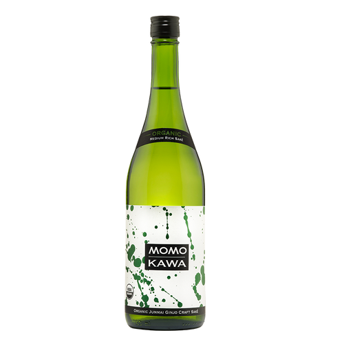 Buy Momokawa Sake Organic Junmai Ginjo #1053 750ML Online -Craft City