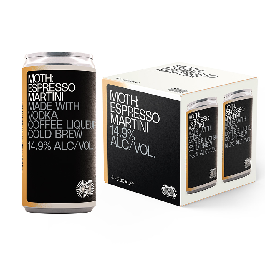 Buy Moth Drinks Espress Martini Can 6/4 200ML Online -Craft City