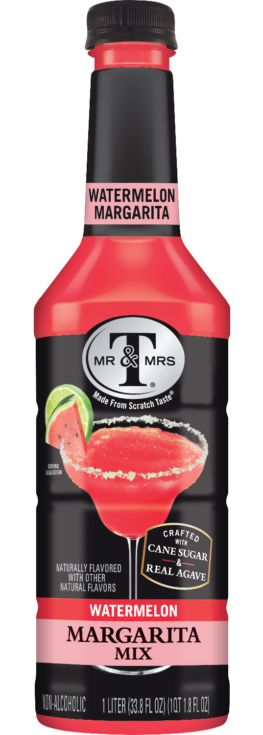 Buy Mr & Mrs T Watermelon Margarita Sugar Cane Plastic 1L Online -Craft City