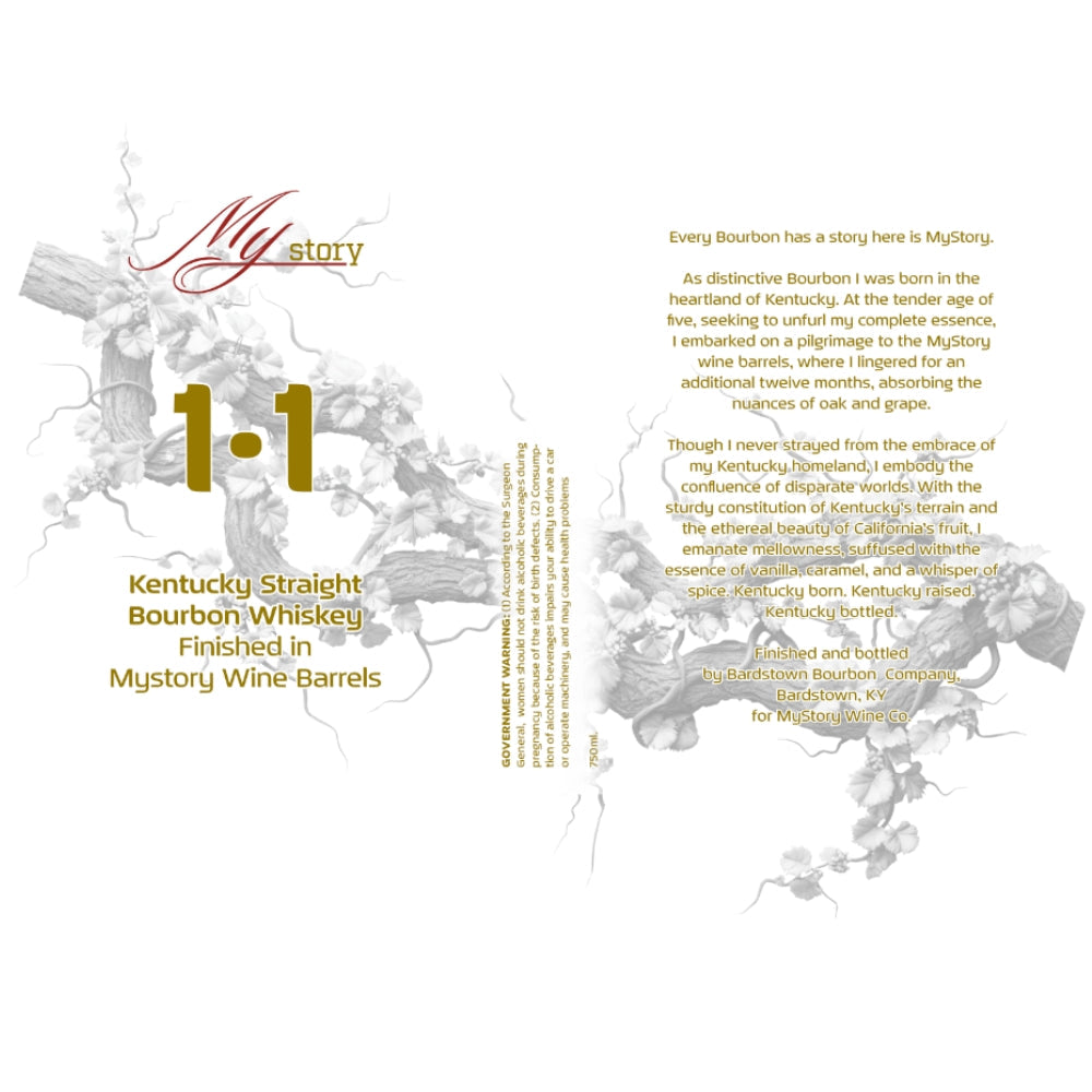 Buy MyStory 1:1 Bourbon Finished in Mystory Wine Barrels Online -Craft City
