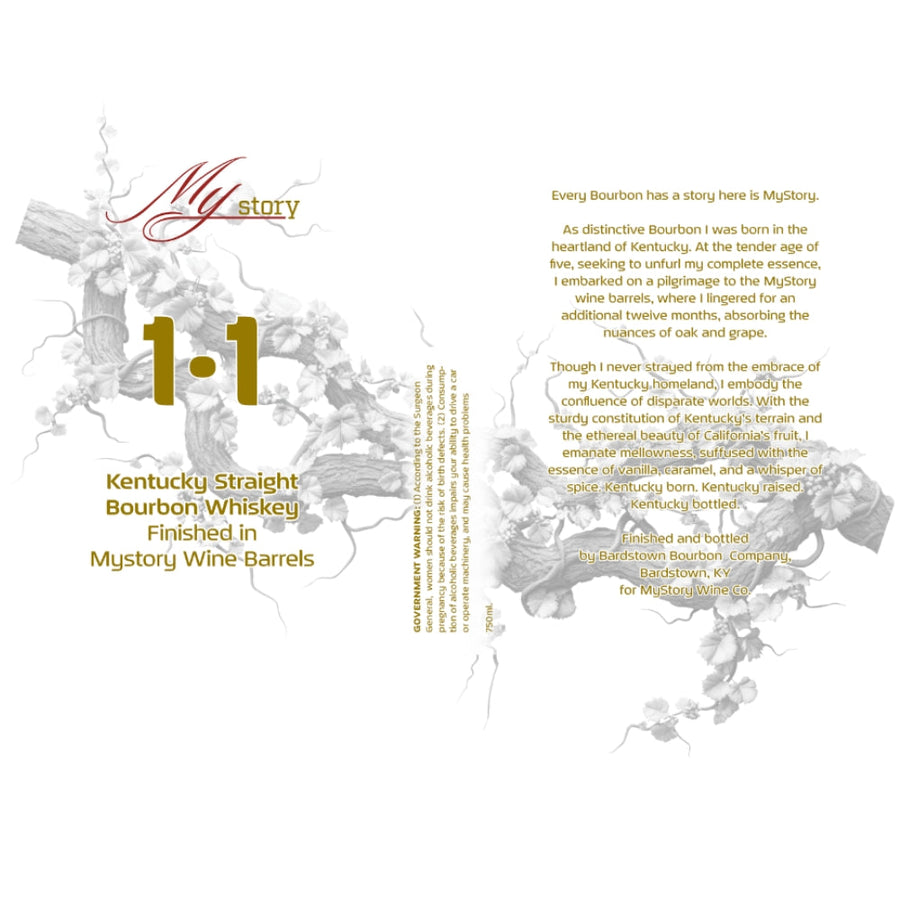 Buy MyStory 1:1 Bourbon Finished in Mystory Wine Barrels Online -Craft City