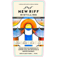 Buy New Riff X ArtsWave 8 Year Old Bourbon Online -Craft City