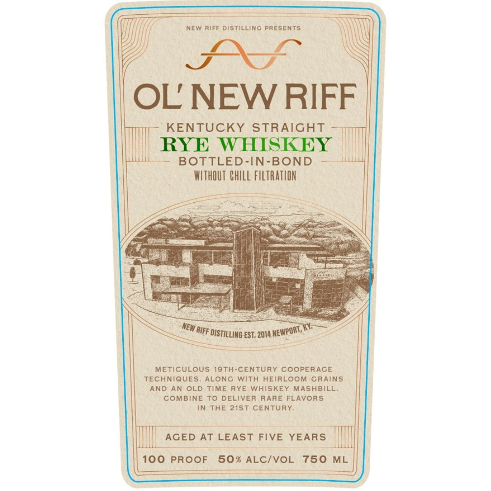 Buy Olô New Riff Bottled in Bond Straight Rye Whiskey Online -Craft City