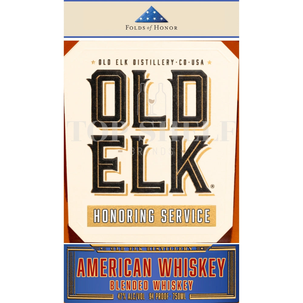 Buy Old Elk Folds of Honor American Whiskey Online -Craft City