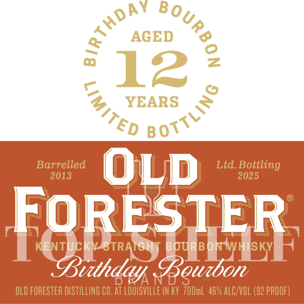 Buy Old Forester Birthday Bourbon 2025 Online -Craft City