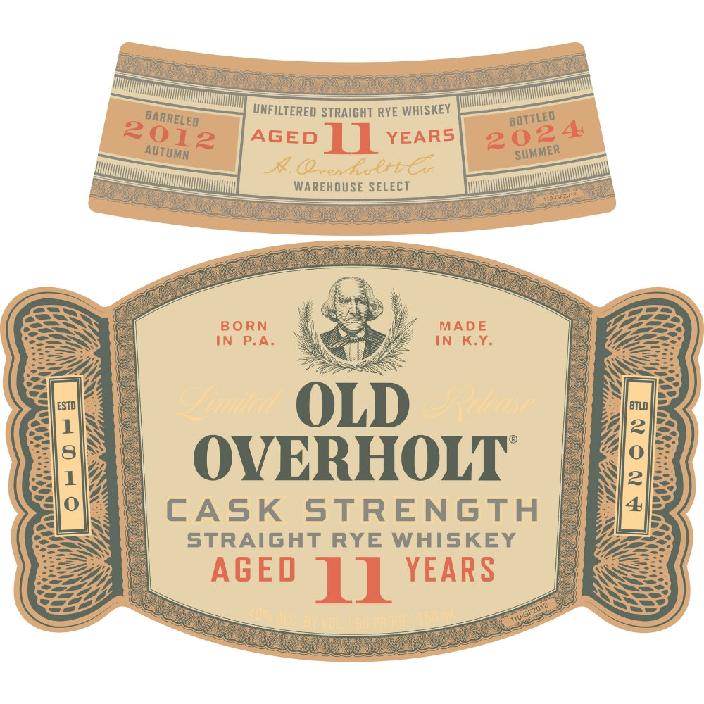 Buy Old Overholt 11 Year Old Cask Strength Straight Rye Online -Craft City