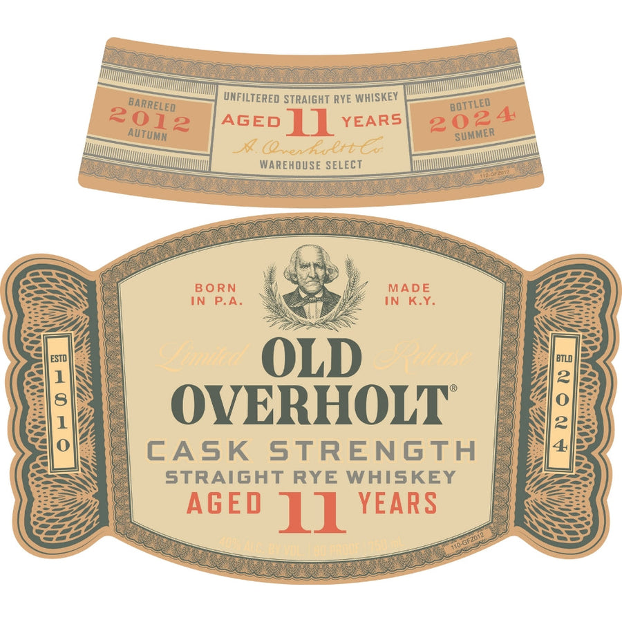 Buy Old Overholt 11 Year Old Cask Strength Straight Rye Online -Craft City
