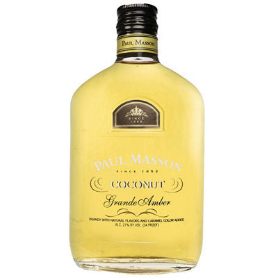 Buy Paul Masson Coconut Flavored Brandy Grande Amber 54 375ML Online -Craft City