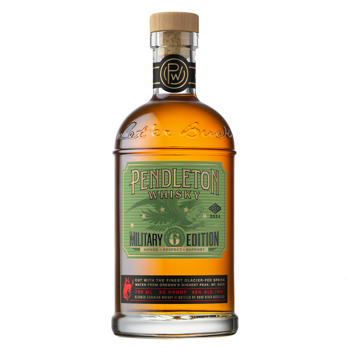 Buy Pendleton Canadian Whiskey Military 750ML Online -Craft City