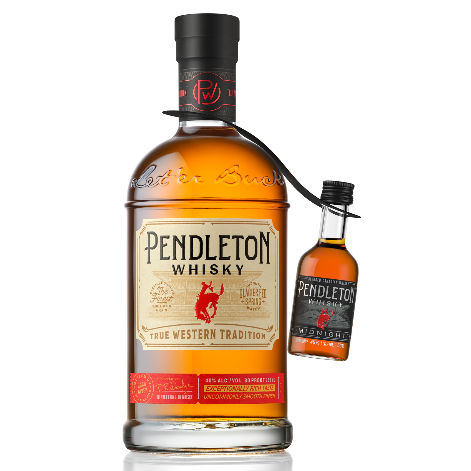 Buy Pendleton Canadian Whiskey W/mdn 50ML 750ML Online -Craft City