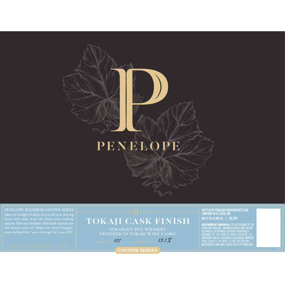 Buy Penelope 8 Year Old Tokaji Cask Finish Straight Rye Online -Craft City