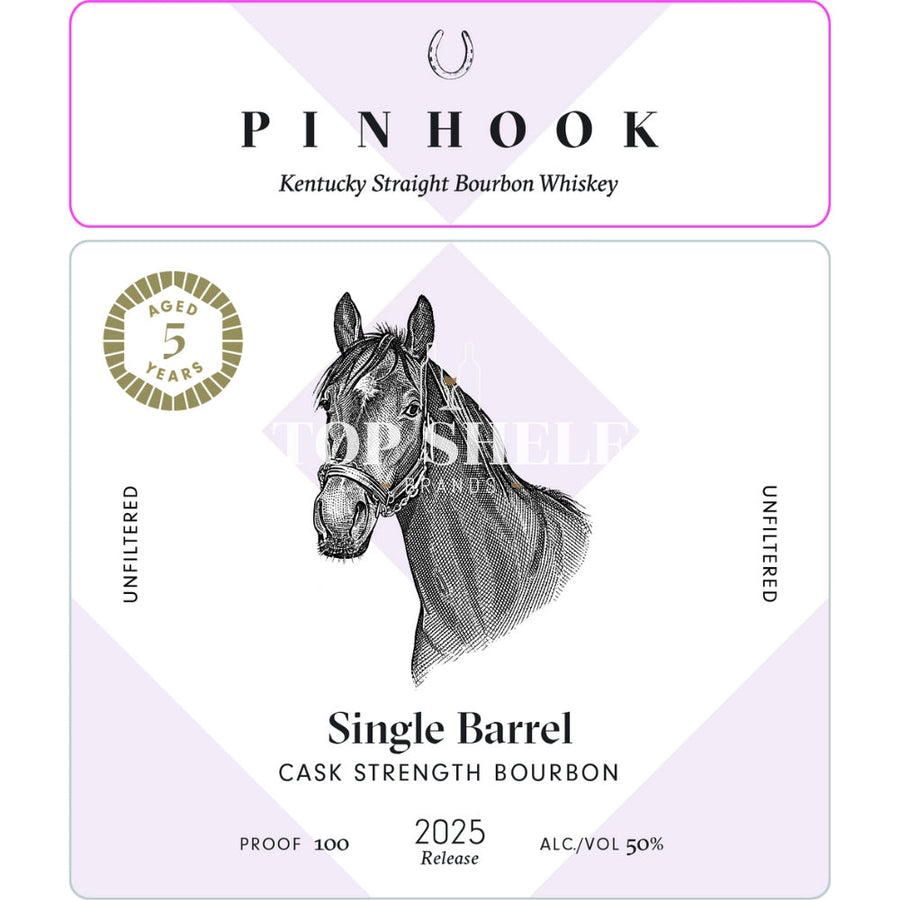 Buy Pinhook 5 Year Old Single Barrel Cask Strength Bourbon 2025 Release Online -Craft City