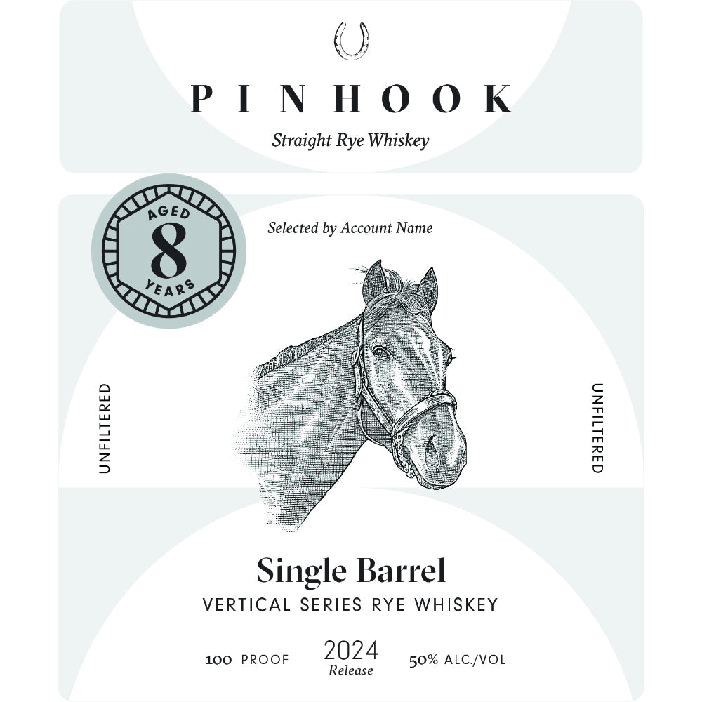 Buy Pinhook 8 Year Single Barrel Vertical Series Rye 2024 Release Online -Craft City