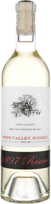 Buy Pope Valley Winery Sauvignon Blanc 1897 Reserve Napa Valley 2022 750ML Online -Craft City