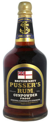 Buy Pusser'S Navy Rum Gunpowder Proof Original Admiralty Strength 109 750ML Online -Craft City