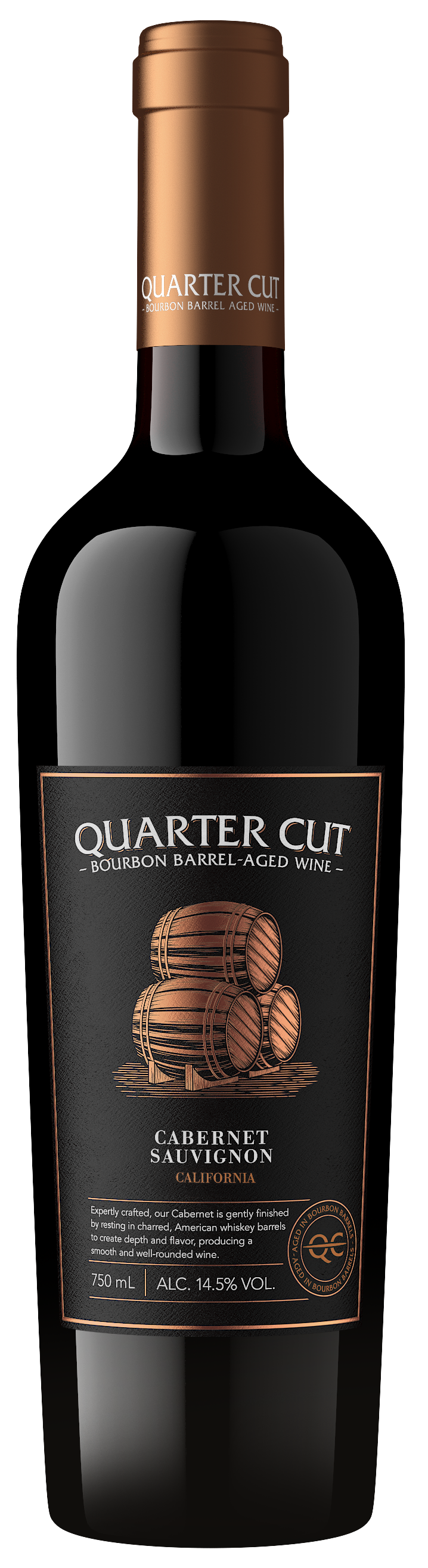 Buy Quarter Cut Cabernet Sauvignon Bourbon Barrel 750ML Online -Craft City
