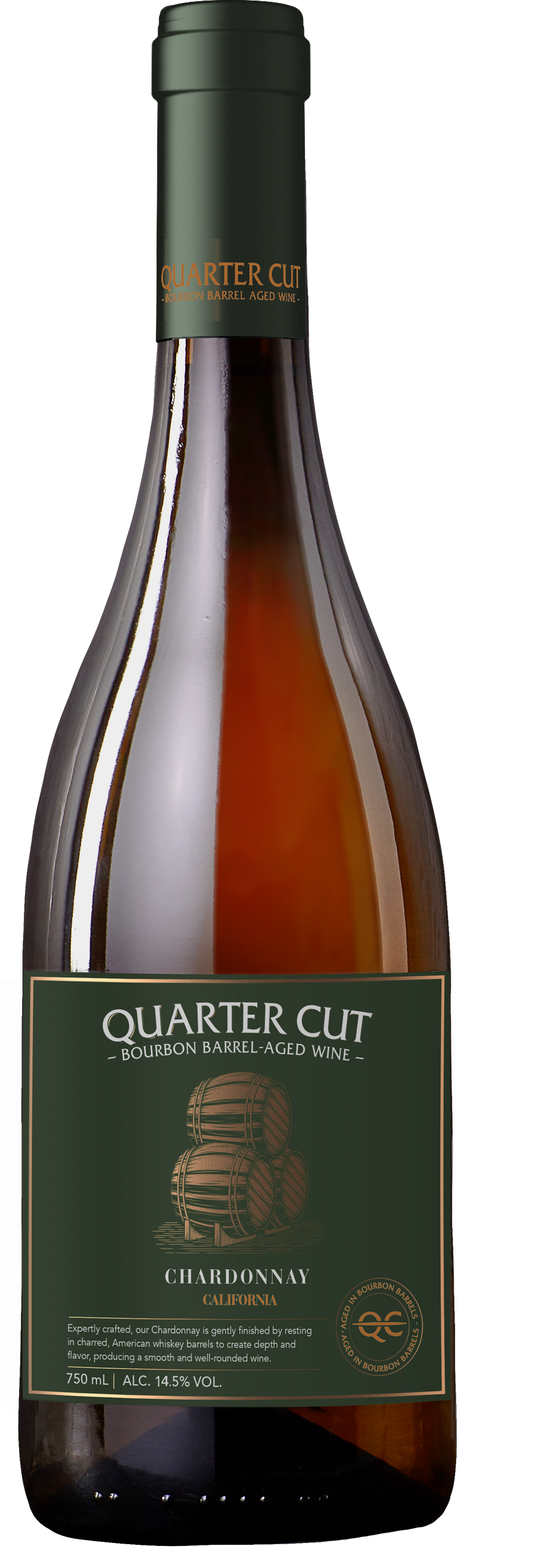 Buy Quarter Cut Chardonnay Bourbon Barrel 750ML Online -Craft City