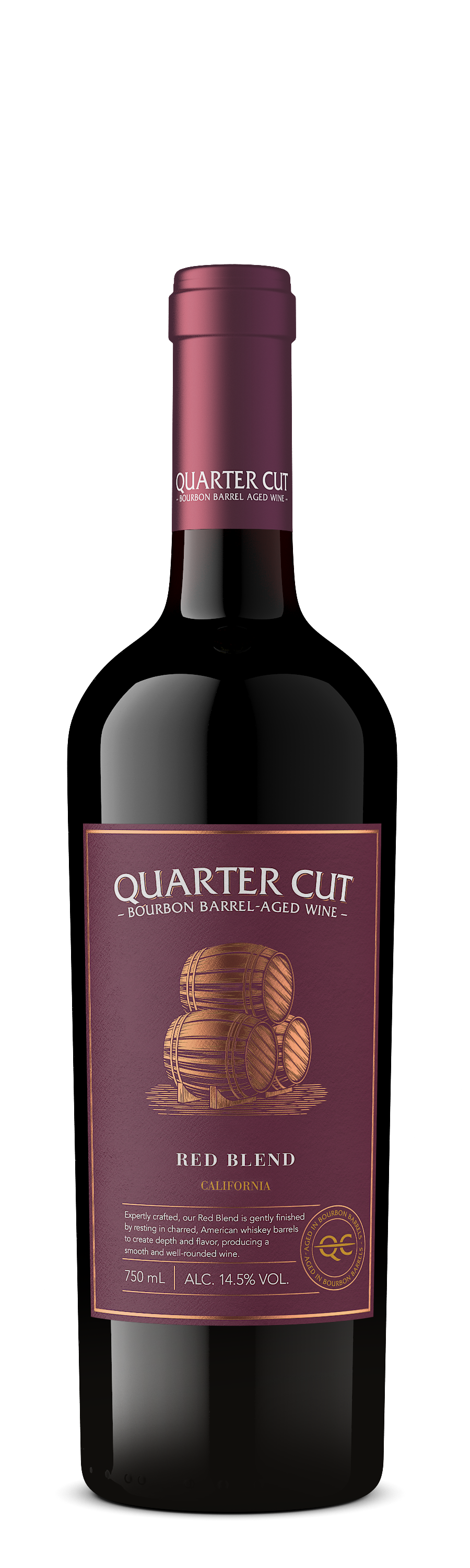 Buy Quarter Cut Red Blend 750ML Online -Craft City