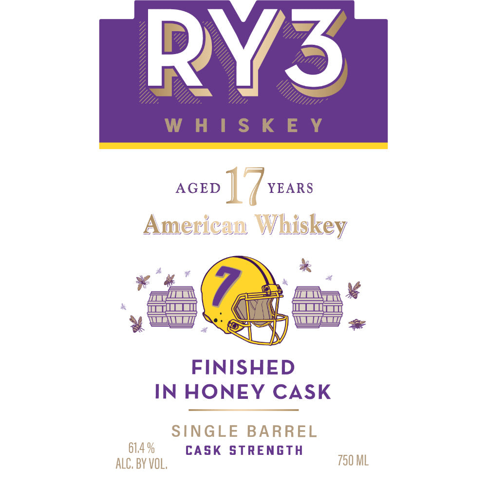 Buy RY3 17 Year Old Honey Cask Finished American Whiskey Online -Craft City